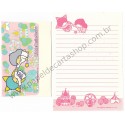 Ano 1976. Conjunto de Papel de Carta Little Twin Stars Park Vintage Sanrio