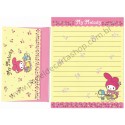 Ano 1996. Conjunto de Papel de Carta My Melody Straw Vintage Sanrio