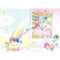 Ano 2004. Conjunto de Papel de Carta Little Twin Stars ESP Sanrio