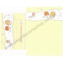 Ano 2005. Conjunto de Papel de Carta Little Twin Stars C Little YW Sanrio