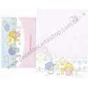 Ano 2005. Conjunto de Papel de Carta Little Twin Stars C K&L Mail Sanrio