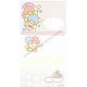 Ano 2013. Kit 2 Conjuntos de Papel de Carta Little Twin Stars RSLL Sanrio