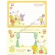 Ano 2012. Conjunto de Papel de Carta Wish me mell meets Karel Capek CAM Sanrio