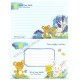 Ano 2012. Conjunto de Papel de Carta Wish me mell meets Karel Capek CAZ Sanrio