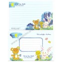 Ano 2012. Conjunto de Papel de Carta Wish me mell meets Karel Capek CAZ Sanrio