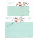 Conjunto de Papel de Carta com envelope ADO MIZUMORI 0046