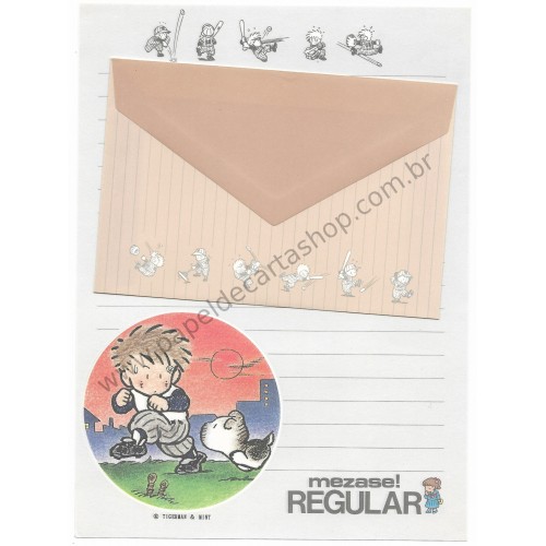 Conjunto de Papel de Carta Antigo Mezase Regular CRE