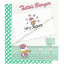 Conjunto de Papel de Carta Antigo (Vintage) Totto's Burger