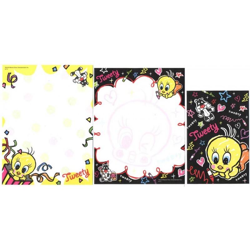 Conjunto de Papel de Carta Importado Tweety 03