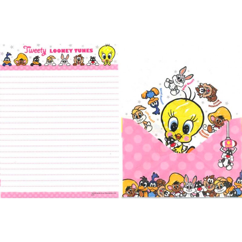 Conjunto de Papel de Carta Importado Tweety 06