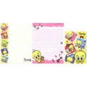 Conjunto de Papel de Carta Importado Tweety 12