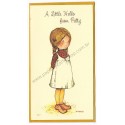 Notecard Antigo Holly Hobbie A Little Hello from Patty - American Greetings