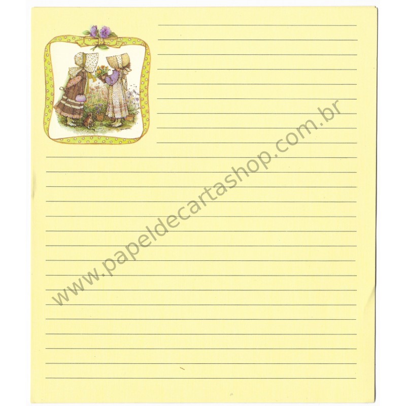 Papel de Carta AVULSO Holly Hobbie M82