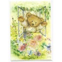 Notecard Antigo Importado Mary Hamilton BEAR 02 - Hallmark