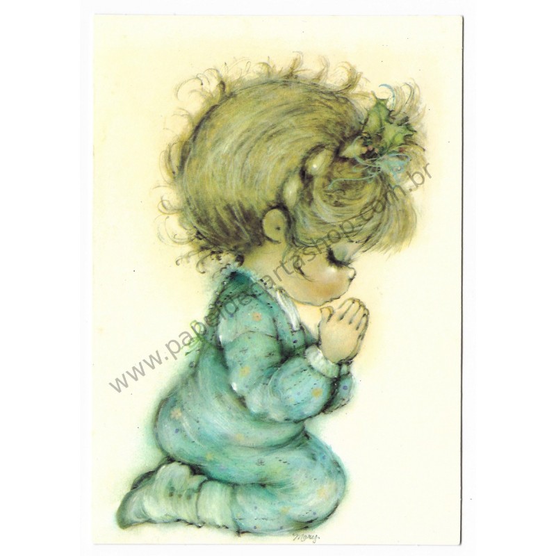 Notecard Antigo Importado Mary Hamilton Prayer - Hallmark