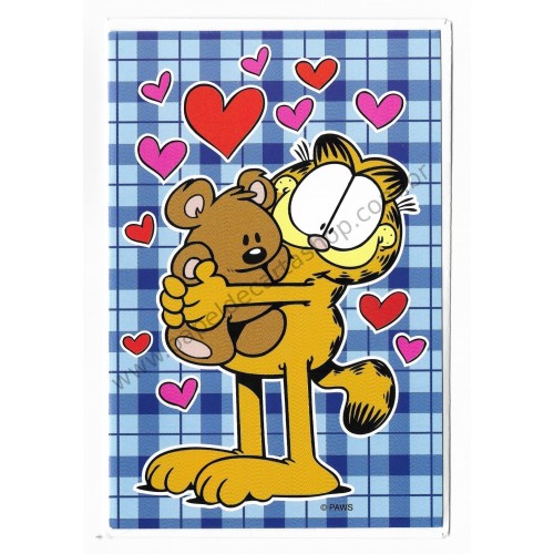 Conjunto de Papel de Carta & NOTECARD Garfield Love My Teddy Bear - Paws