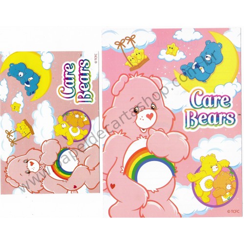 Ano 2010. Conjunto de Papel de Carta Importado Care Bears2