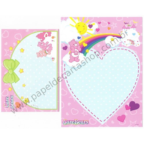 Conjunto de Papel de Carta Importado Care Bears TCFC1