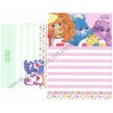 Conjunto de Papel de Carta Importado Care Bears Cousins 2