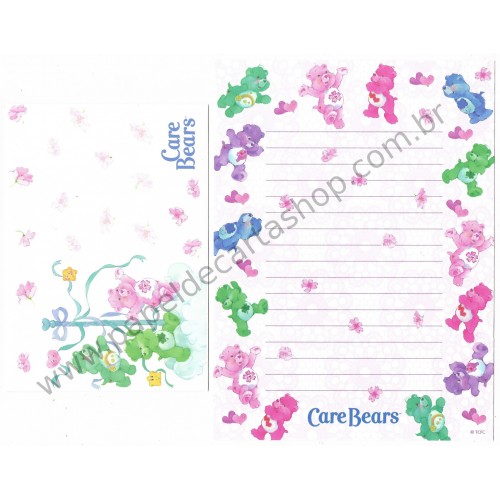 Conjunto de Papel de Carta Importado Care Bears TCFC2