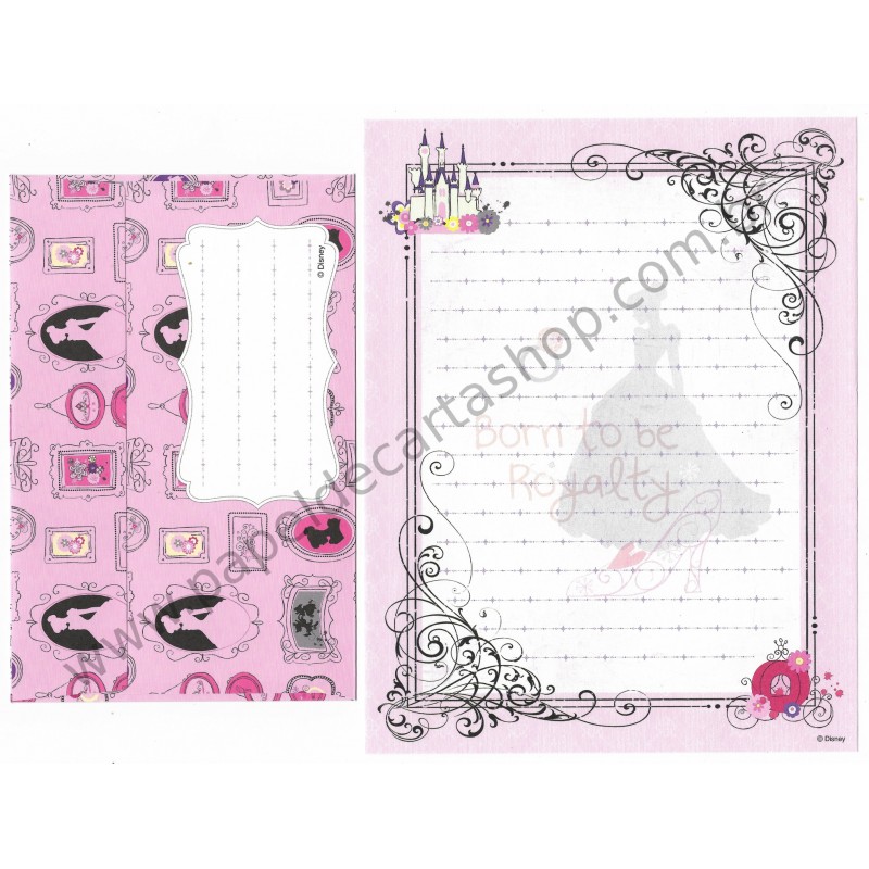 Conjunto de Papel de Carta Disney Cinderella Royalty Sun-Star