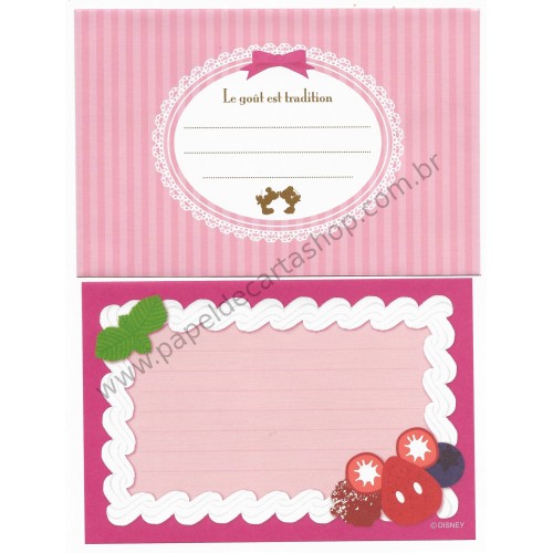 Mini Conjunto de Papel de Carta Disney Heart Mickey M CRS Japan