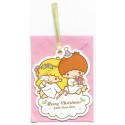 Ano 2013. Cartão Tag Merry Christmas Little Twin Stars SANRIO