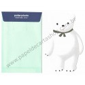 Ano 1994. Conjunto de Papel de Carta Polar Picnic Northern Style Vintage Sanrio