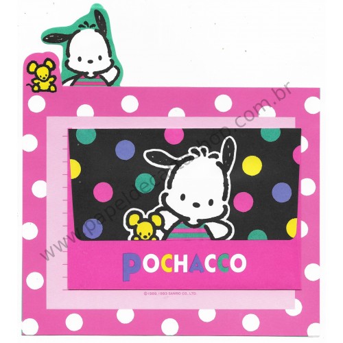 Ano 1993. Conjunto de Papel de Carta Pochacco Q Vintage Sanrio