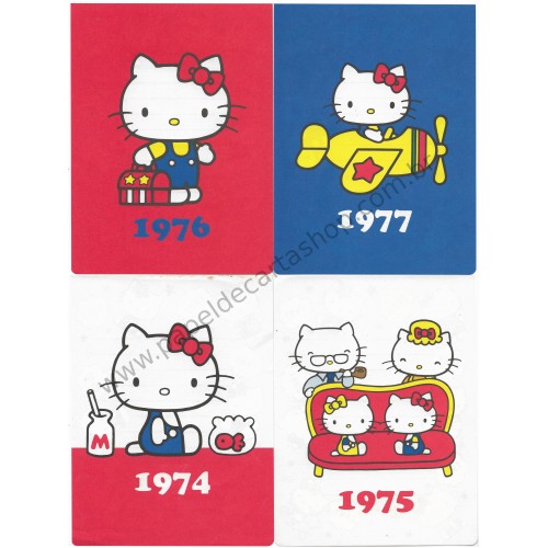 Ano 2009. Lote 35 NOTAS Hello Kitty 35th Anniversary Sanrio