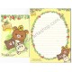 Kit 4 Conjuntos de Papel de Carta Rilakkuma Honey 2017 - San-X