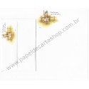 Conjunto de Papel de Carta Antigo Importado Barbi Sargent AG