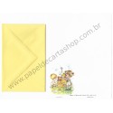 Conjunto de Papel de Carta Antigo Importado Luv'Ums