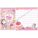 Kit 4 Conjuntos de Papel de Carta Belle & Woodstock Peanuts 2012