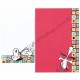 Conjunto de Papel de Carta Snoopy Red & Green Peanuts