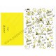 Conjunto de Papel de Carta Snoopy Yellow Hallmark Peanuts Wordwide LCC