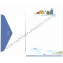 Conjunto de Papel de Carta Peanuts European Tour CAZ Hallmark