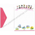 Conjunto de Papel de Carta Peanuts European Tour CVM Hallmark