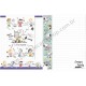 Kit 2 Conjuntos de Papel de Carta Snoopy 's Family Peanuts 2017