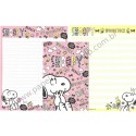 Kit 2 Conjuntos de Papel de Carta Snoopy Beagle Peanuts 2014