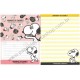 Kit 2 Conjuntos de Papel de Carta Snoopy's Family Peanuts 2014