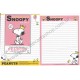 Kit 2 Conjuntos de Papel de Carta Snoopy Keep Cool Peanuts 2014