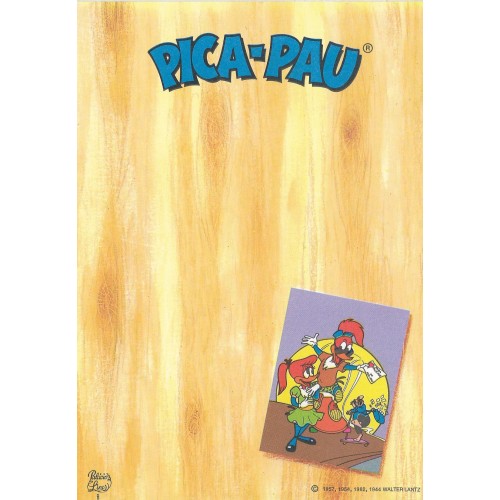 Papel de Carta Antigo Coleção Palacio's Line Turma do PICA-PAU B