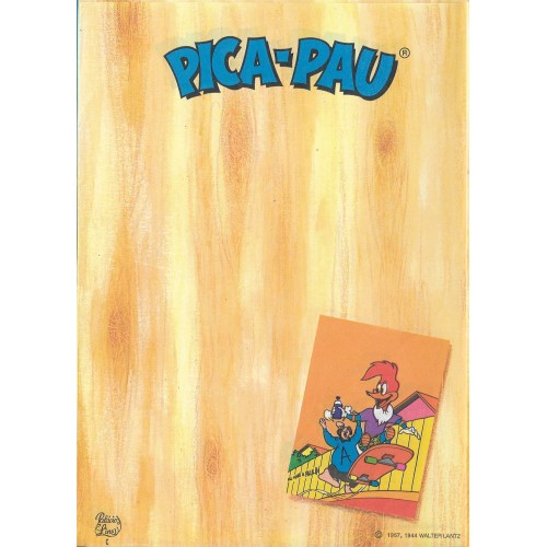 Papel de Carta Antigo Coleção Palacio's Line Turma do PICA-PAU C