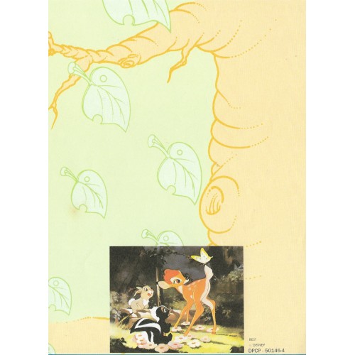 Papel de Carta Antigo Disney Bambi - Best Cards