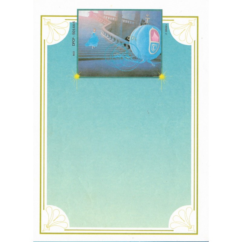 Papel de Carta Antigo Disney Cinderella - Best Cards