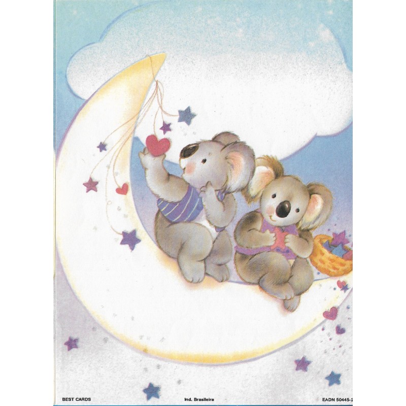 Papel de Carta Antigo Koalas - Best Cards