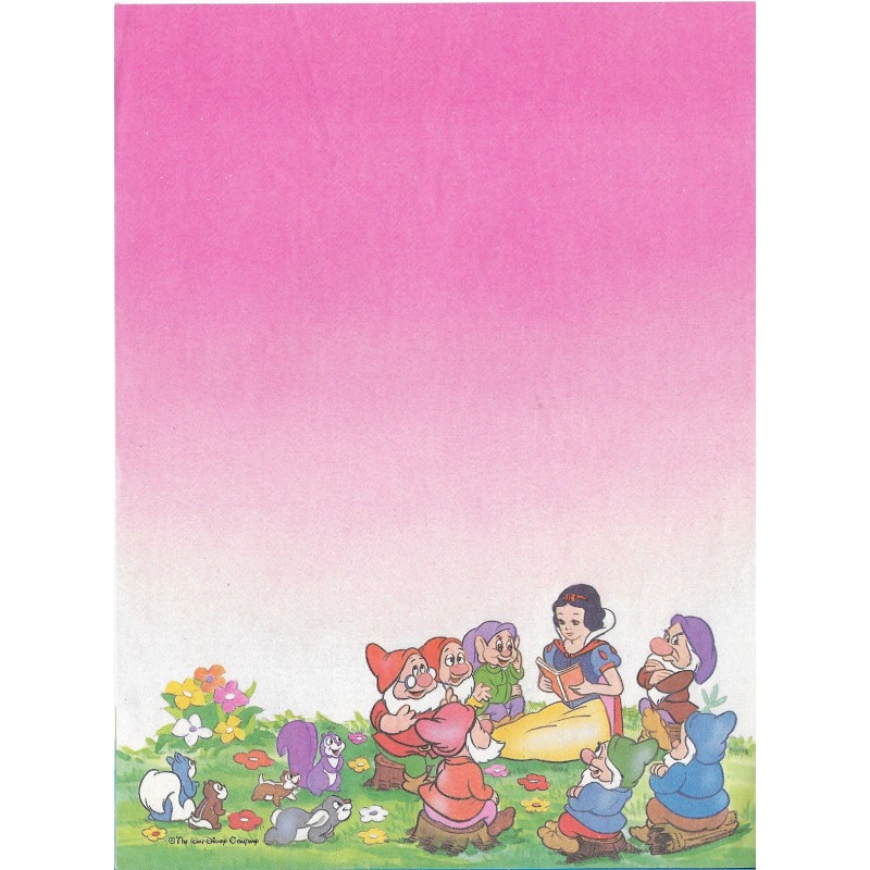 Papel de Carta Antigo Disney Branca de Neve V - Soft Paper