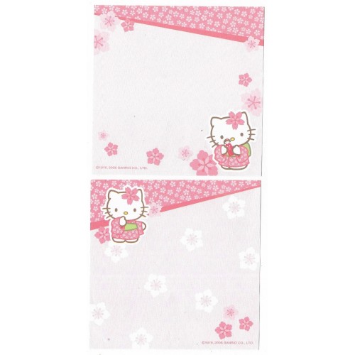 Ano 2006. Kit 2 Notas Hello Kitty Kimono Sanrio