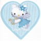 Ano 2001. Nota Hello Kitty Angel Heart Sanrio